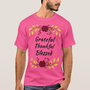 T-shirt Remerciements Heureux Heureux Béni6