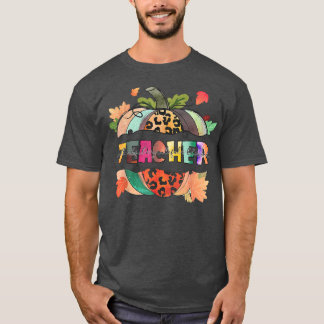 T-shirt Remerciements Merci béni professeur Citrouille Leo