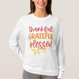 T-shirt Remerciements Merci béni Thanksgiving automne