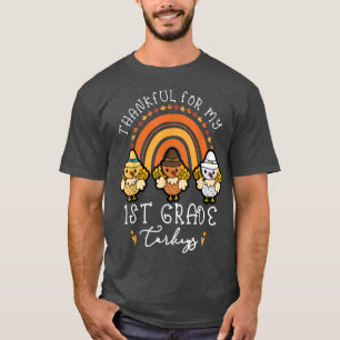 T-shirt Remerciements pour ma 1ère année Turkeys mignonne