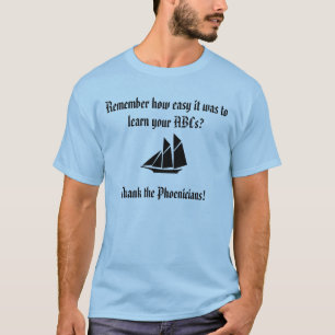 T-shirt Remerciez les phéniciens