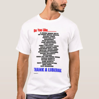 T-shirt Remerciez un libéral