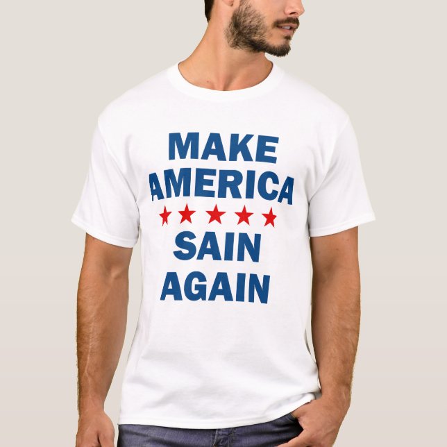 T-shirt Remettre l'Amérique à zéro (Devant)