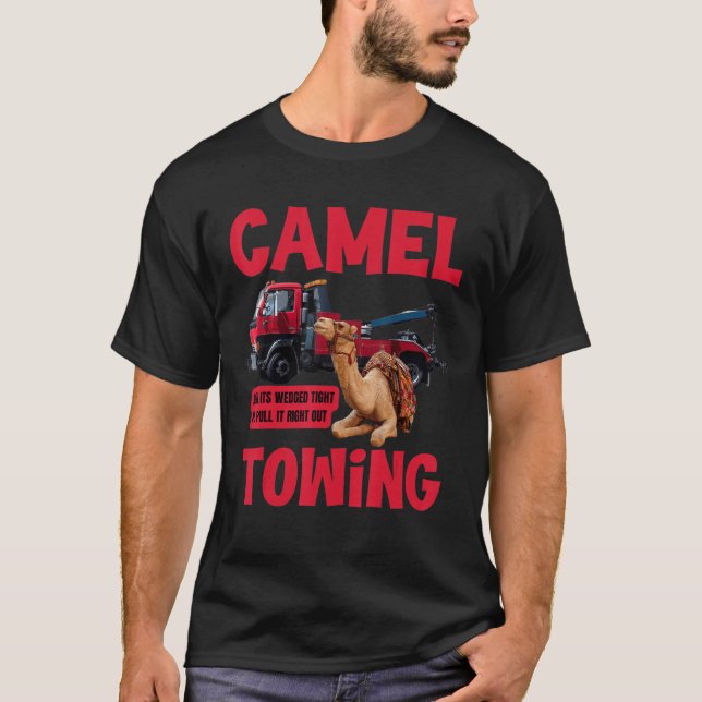 T-shirt Remorquage De Camion Quand Son Poids Serré Nous Le (Devant)