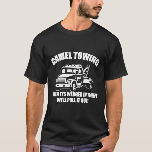 T-shirt Remorquage De Camion Quand Son Poids Serré Nous Le (Devant)