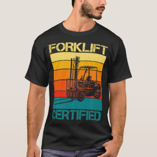 T-shirt Remorquage humain rétro - Porte-fourche certifié T