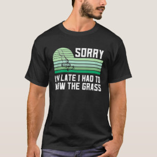 T-shirt Remorque De Pelouse Rétro Pour Hommes Idée De Pays