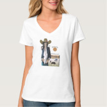 Remorque T Shirt, Western Cowgirl, reine Cowgirl