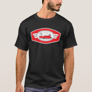 T-shirt Remorque vintage Shasta Camper Tee - Rouge/Blanc