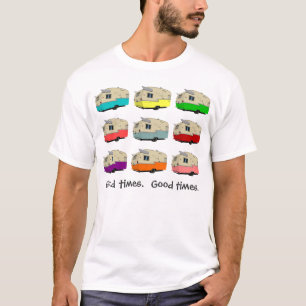 T-shirt Remorques vintages.  Bonnes périodes.  Bons temps