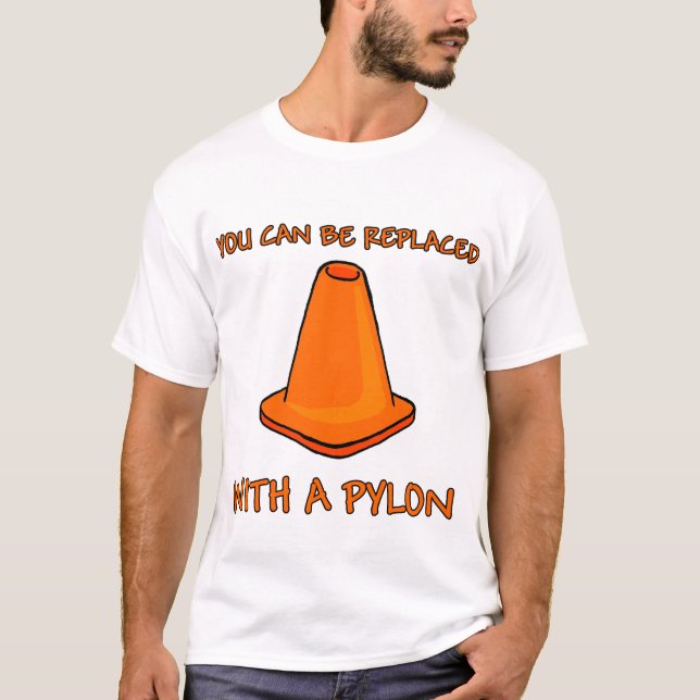 T-shirt Remplacé par un pylône (Devant)