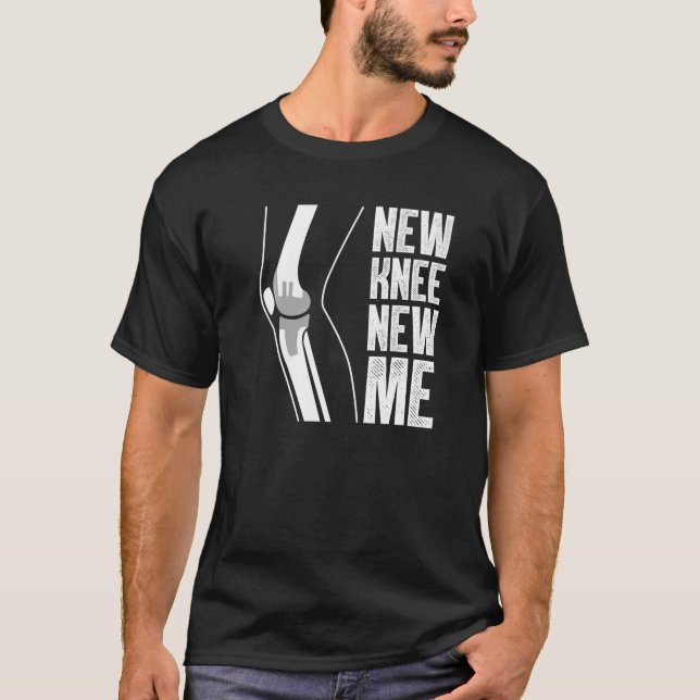 T-shirt Remplacement Du Genou Pour Hommes Femmes Après La  (Devant)