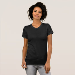T-shirt Remplacer Image Ladies Dark Colour Fine Jersey