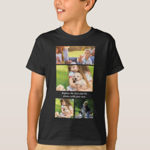 T-shirt Remplacez le texte et les photos par le vôtre