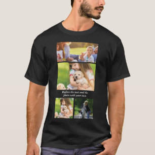 T-shirt Remplacez le texte et les photos par vos propres é