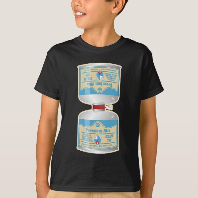 T-shirt Remplissage des bombes à gaz pour les poêles de ca (Devant)
