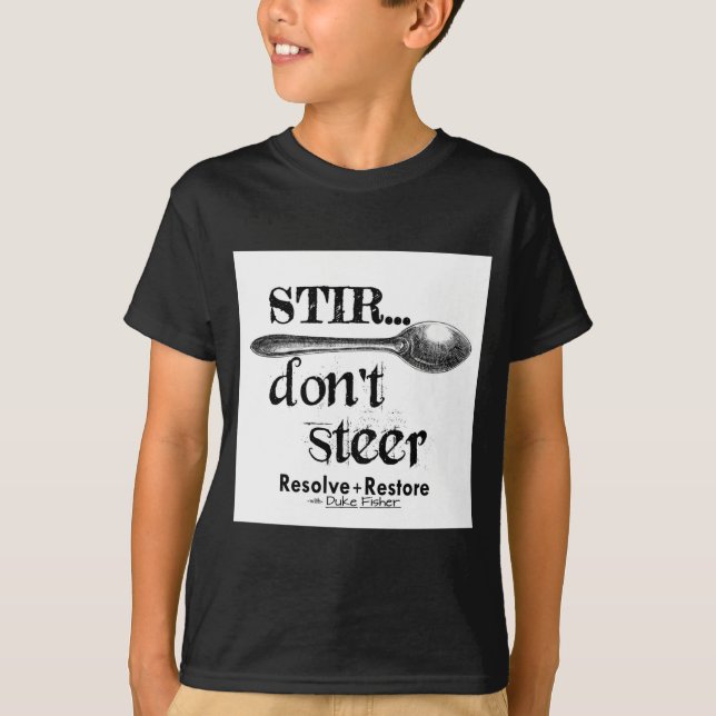 T-shirt Remuer, pas diriger (Devant)