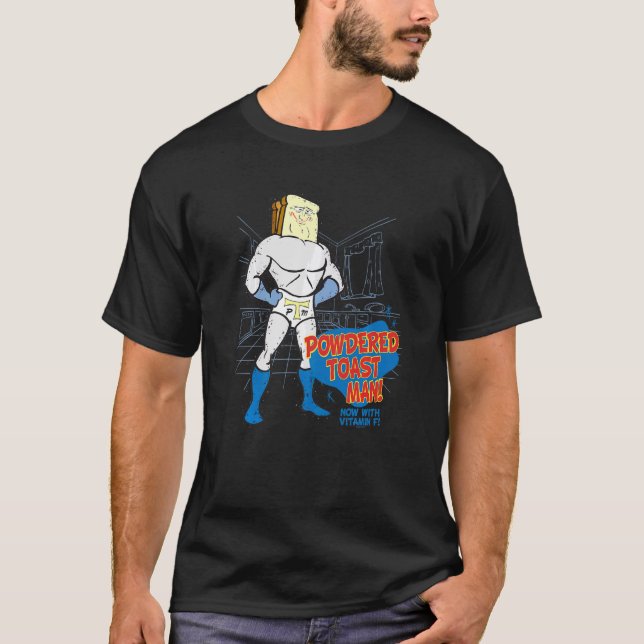 T-shirt Ren Et Stimpy Poussé Homme Toast (Devant)