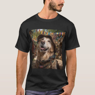 T-shirt Renaissance Faire Dogs: Golden Retriever