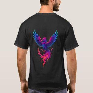 T-shirt Renaissance Néon du Phénix – Oiseau de Feu Mythiqu