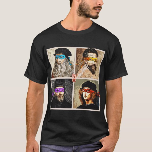 T-shirt Renaissance Ninja Masters gift (Devant)