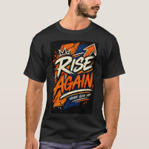 T-shirt Renaître – Typographie Motivationnelle Inspirante