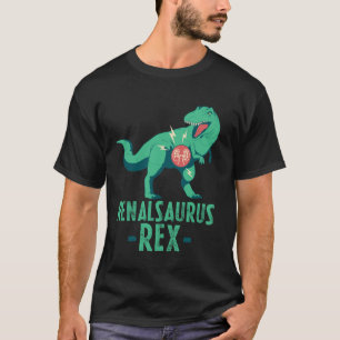 T-shirt Renalsaurus Survivant de greffe de rein Dialyse Te