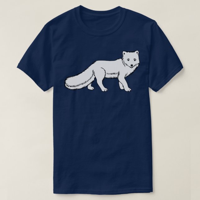 T-shirt Renard arctique (Design devant)