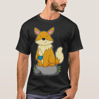 T-shirt Renard avec tasse de café 2