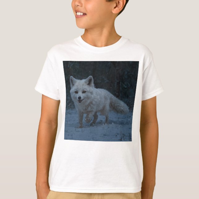 T-shirt Renard blanc (Devant)