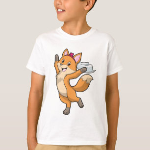 T-shirt Renard comme mariée avec Voile & Coeur