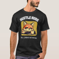Renard en mode Hustle – Design d'humour de bureau