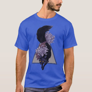 T-shirt Renard et fleurs