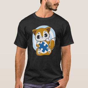 T-shirt Renard Mignon et Soutien pour la Sensibilisation à