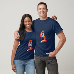 T-shirt renard rouge