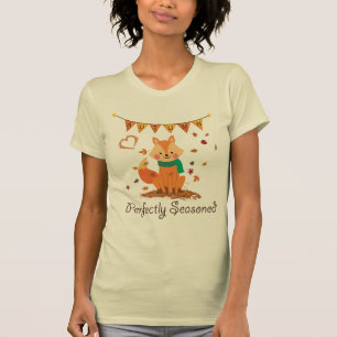 T-shirt Renard rouge d'automne - La chute des femmes parfa