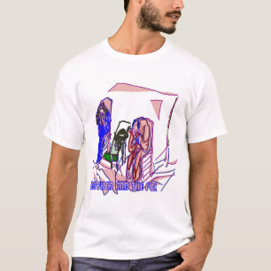 T-shirt Renard Sournois Drôle Volant De La Nourriture À Un