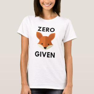 T-shirt Renard zéro donné