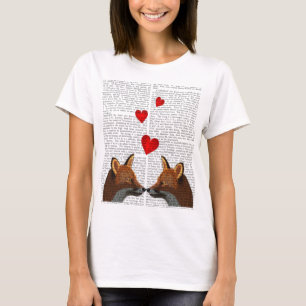 T-shirt Renards dans l'amour