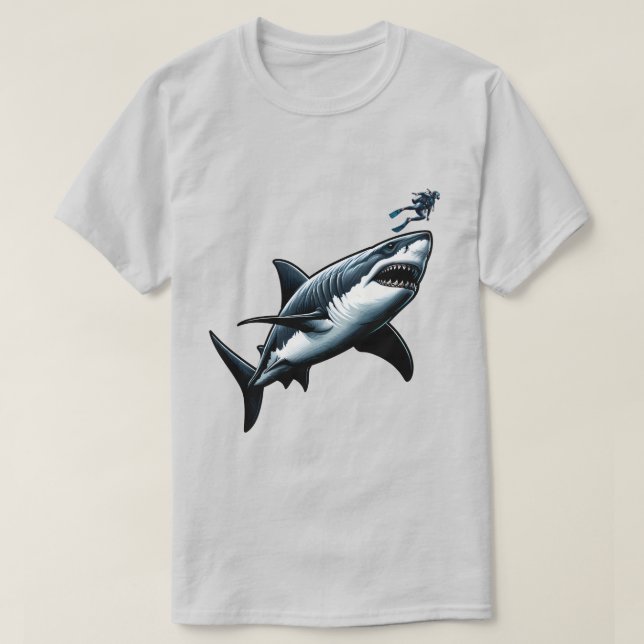 T-shirt Rencontre Megalodon (Design devant)