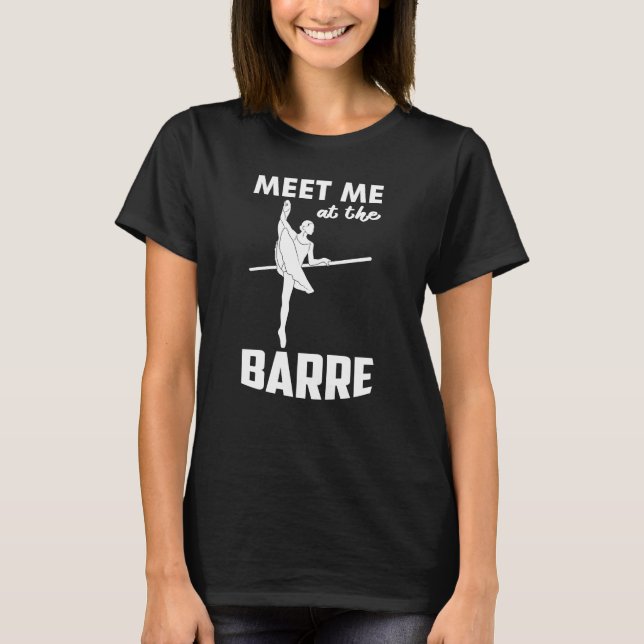 T-SHIRT RENCONTRE-MOI AU BARRE (Devant)