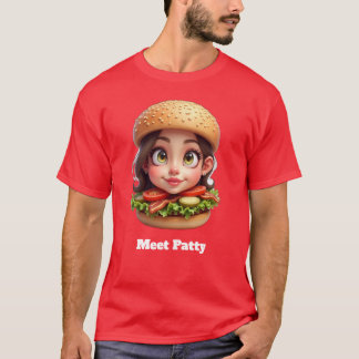 T-shirt Rencontre Patty Funny Graphic Design