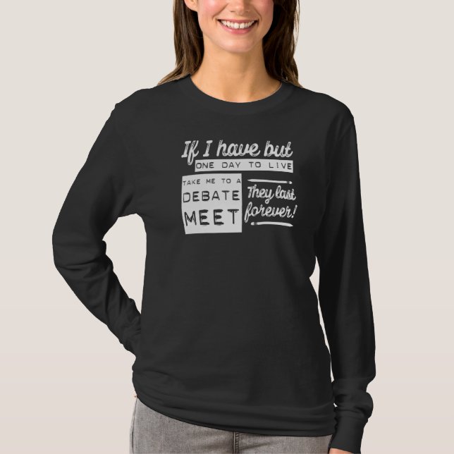 T-shirt Rencontrer le débat (Devant)