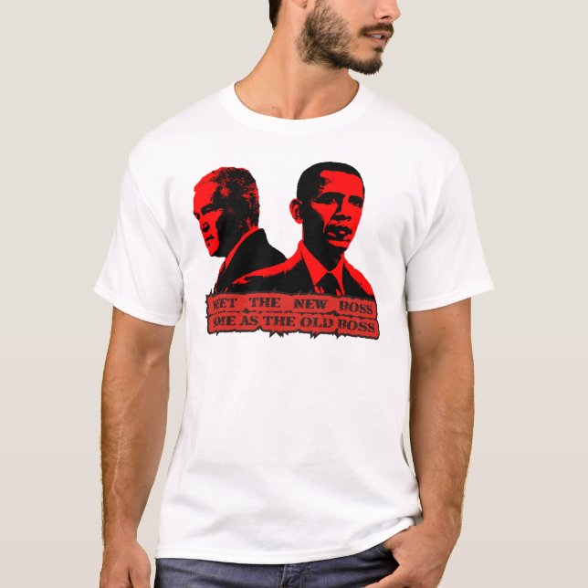 T-shirt Rencontrez le nouveau patron (Devant)
