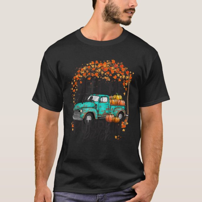 T-shirt Rencontrez-moi au Citrouille Patch Automne Automne (Devant)