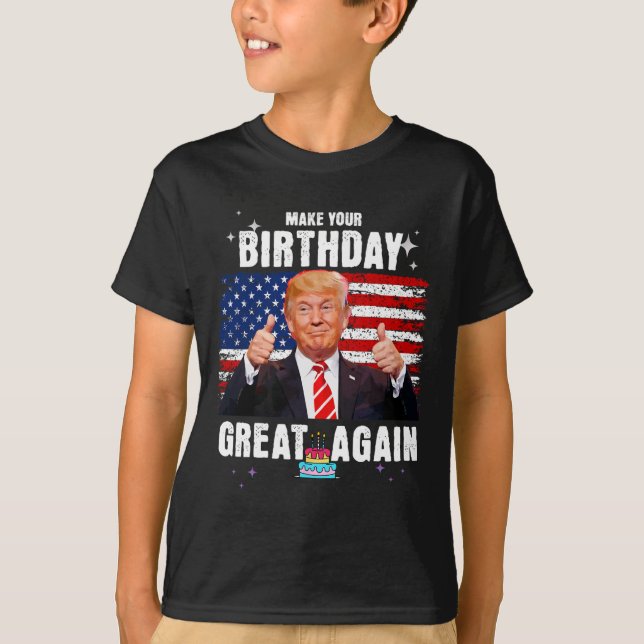 T-shirt Rendez votre anniversaire formidable (Devant)