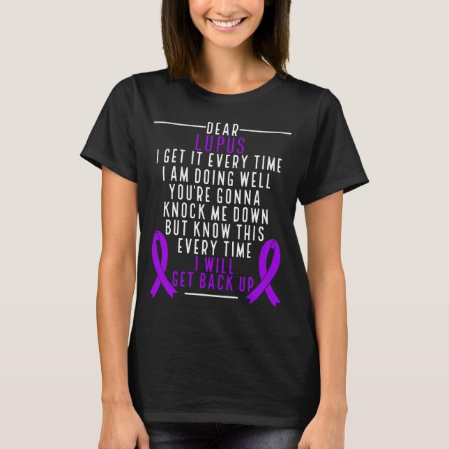 T-shirt Rendez-vous à la prise de conscience du Lupus Ruba (Devant)