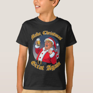T-shirt Rendre à Noël sa grandeur 2024 Trump amusant Trump