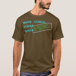 T-shirt Rendre COBOL super