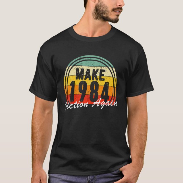 T-shirt Rendre la liberté de la fiction 1984 (Devant)